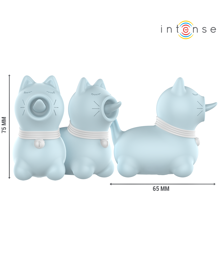 INTENSE - DUCHESS STIMULATOR MIT ROTIERENDER ZUNGE 360º BLAU