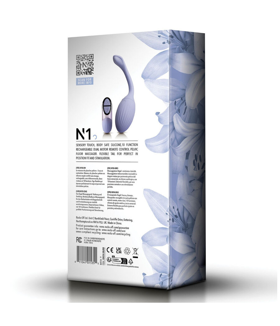 NIYA - N1 MASSEUR PELVIEN KEGEL AVEC TÉLÉCOMMANDE