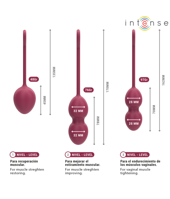 INTENSE - CHARLI KIT BOLAS KEGEL VIOLET