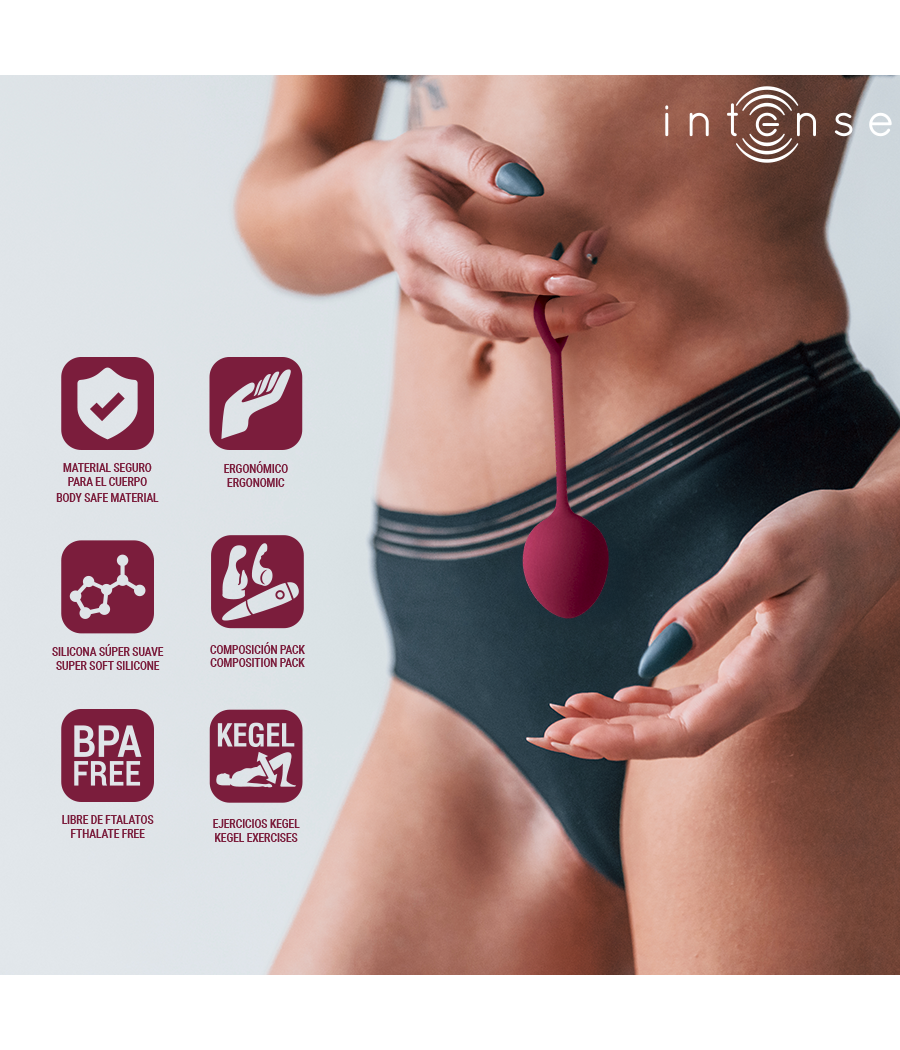 INTENSE - KIT PALLINE KEGEL CHARLI BORDEAUX