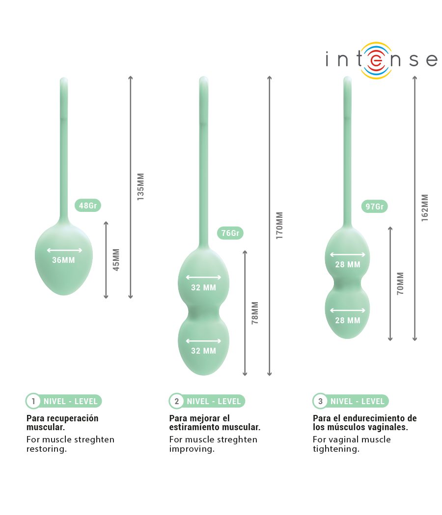 INTENSE - CHARLI KIT BOLAS KEGEL JADE