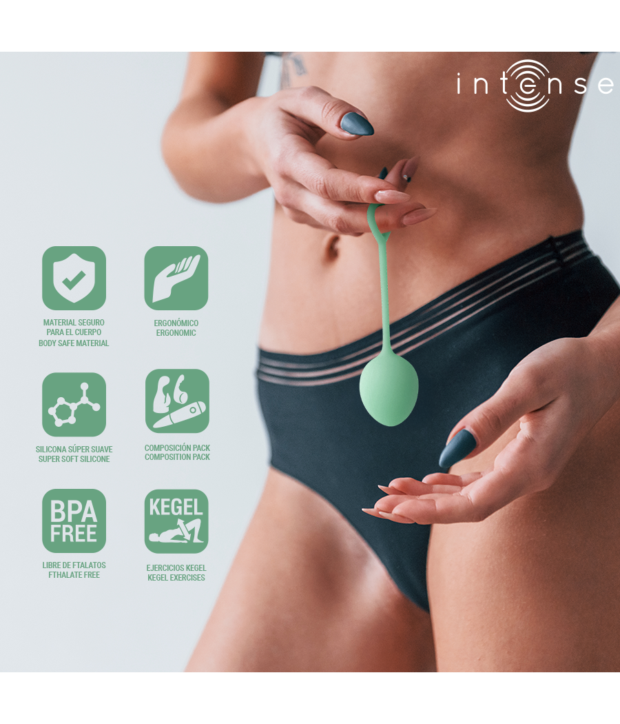 INTENSE - KIT CHARLI KEGEL BALL VERDE CLARO