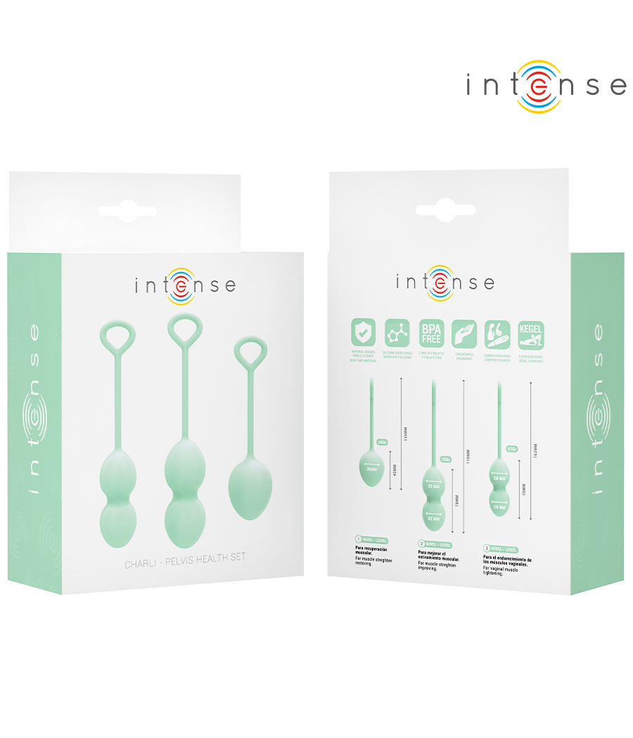 INTENSE - CHARLI KEGEL BALL KIT LIGHT JADE GREEN