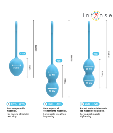 INTENSE - CHARLI KIT BOLAS KEGEL OCEAN