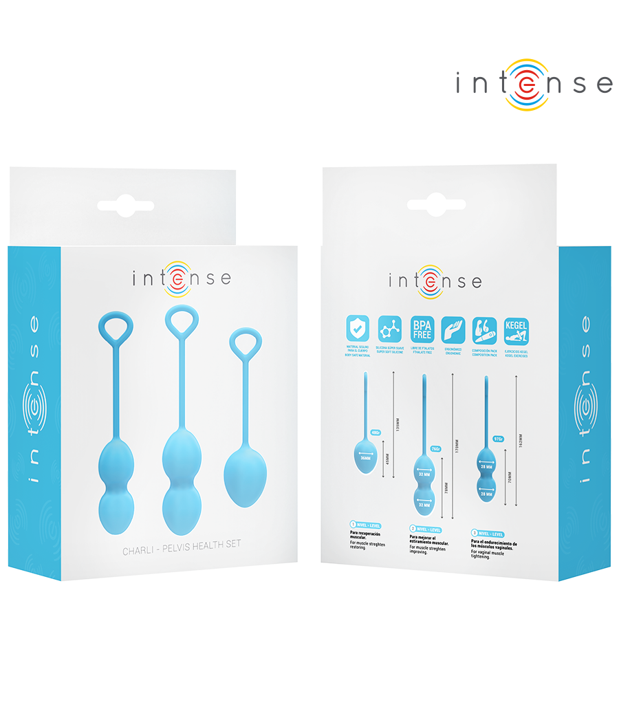INTENSE - KIT PALLINE KEGEL CHARLI BLU