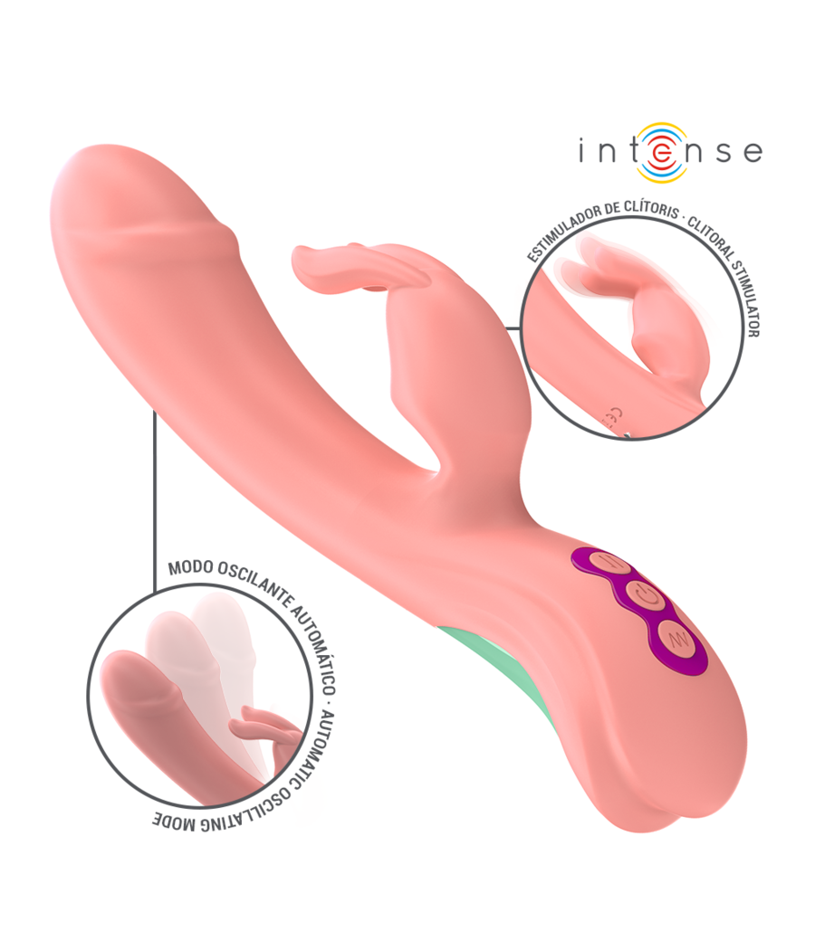 INTENSE - RACHEL RABBIT VIBRATOR 5 VIBRAZIONI ROSA