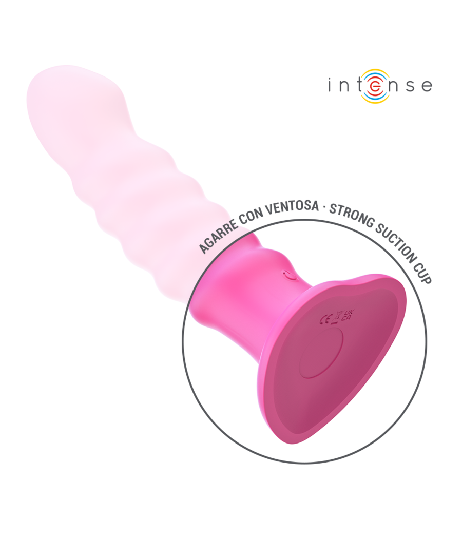 INTENSE - CINDY VIBRATEUR TAILLE L DESIGN SPIRALE 10 VIBRATIONS ROSE TÉLÉCOMMANDE