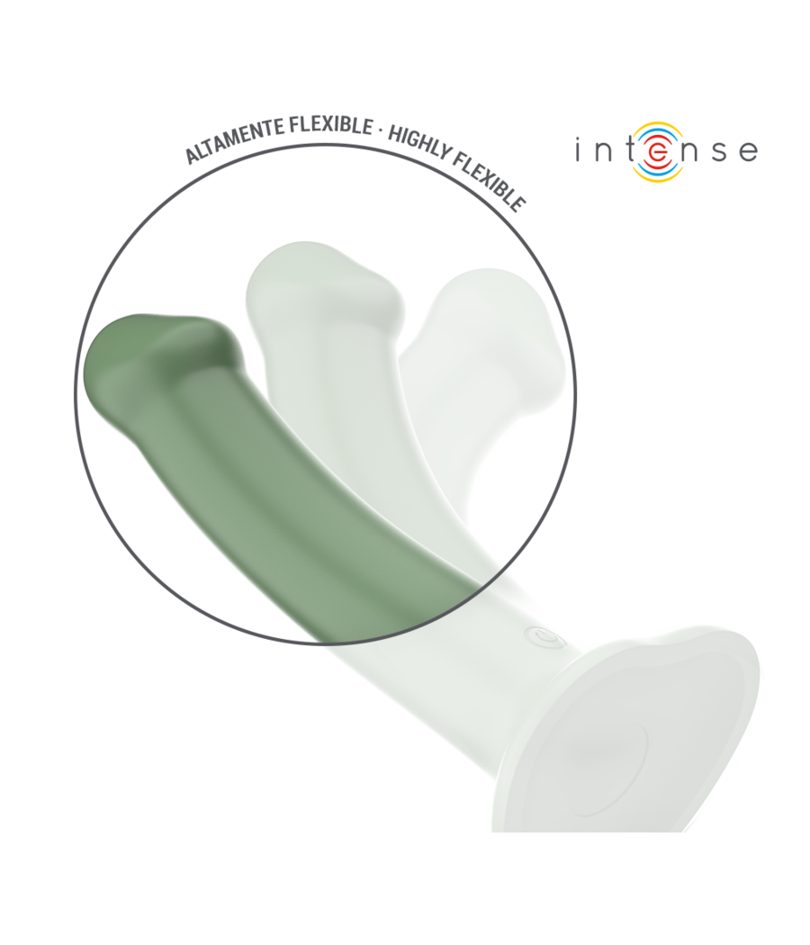 INTENSE - BECCA VIBRATEUR AVEC VENTOUSE 10 VIBRATIONS TÉLÉCOMMANDE VERTE