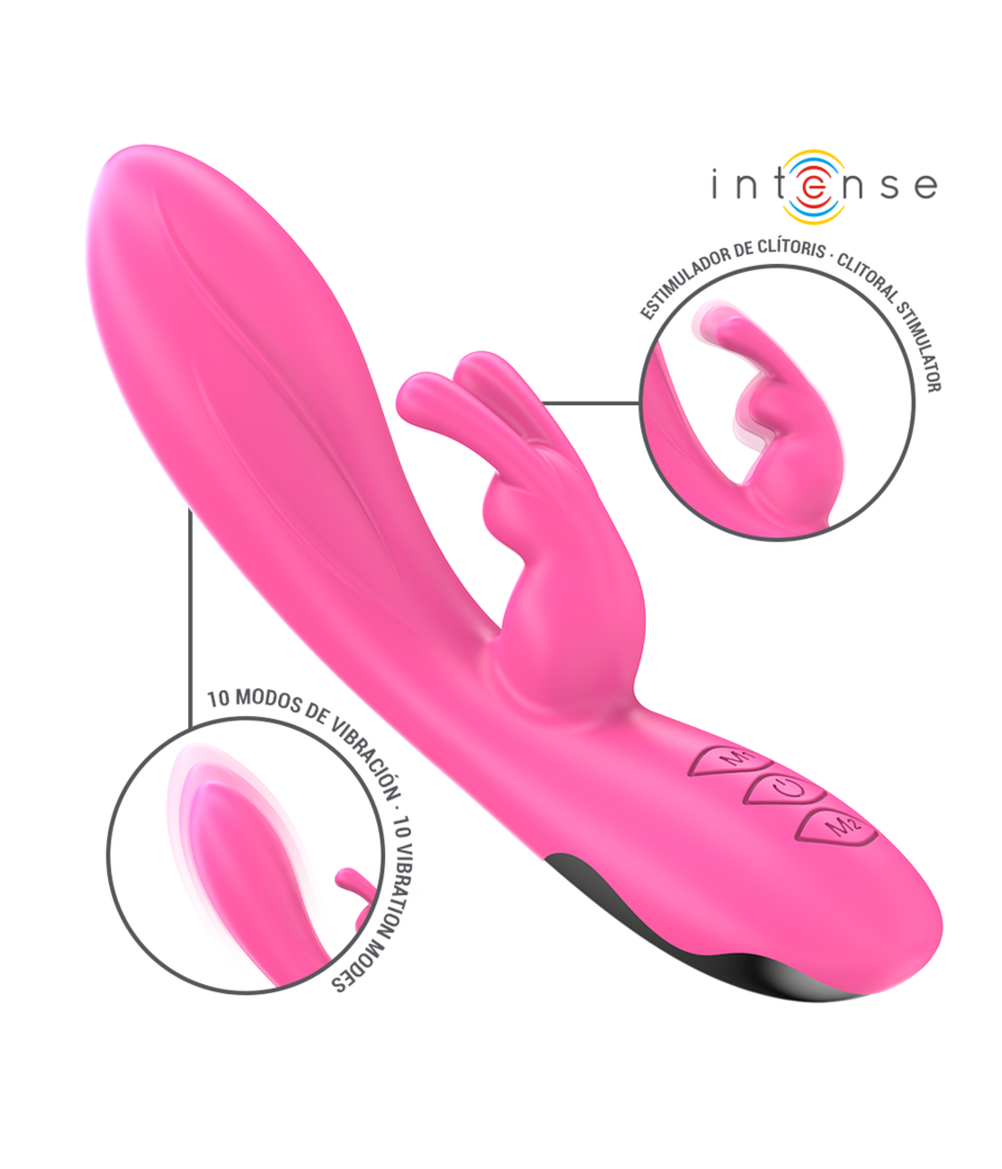 INTENSE - VIBRATORE RANDALL RABBIT 10 VIBRAZIONI ROSA
