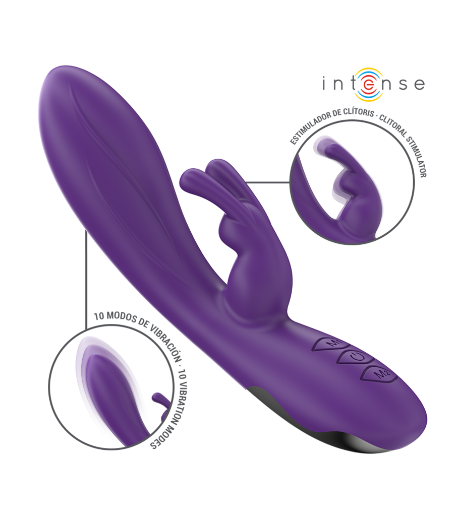 INTENSE - RANDALL VIBRATEUR RABBIT 10 VIBRATIONS VIOLET
