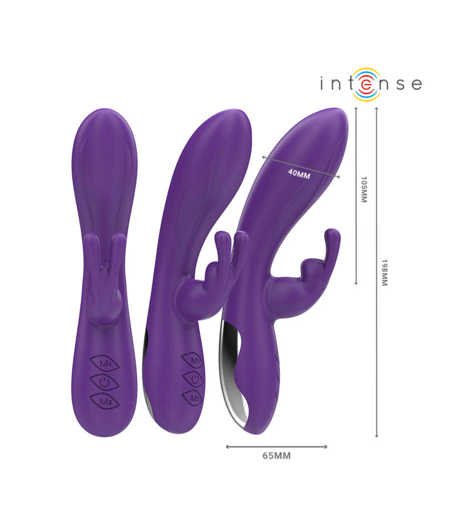 INTENSE - RANDALL VIBRATEUR RABBIT 10 VIBRATIONS VIOLET