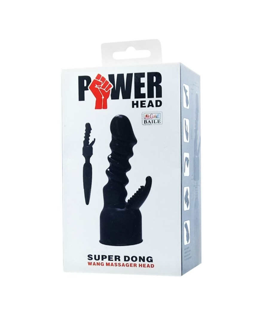BAILE - TÊTE INTERCHANGEABLE POWER HEAD POUR LA STIMULATION INTERNE ET DU CLITORIS