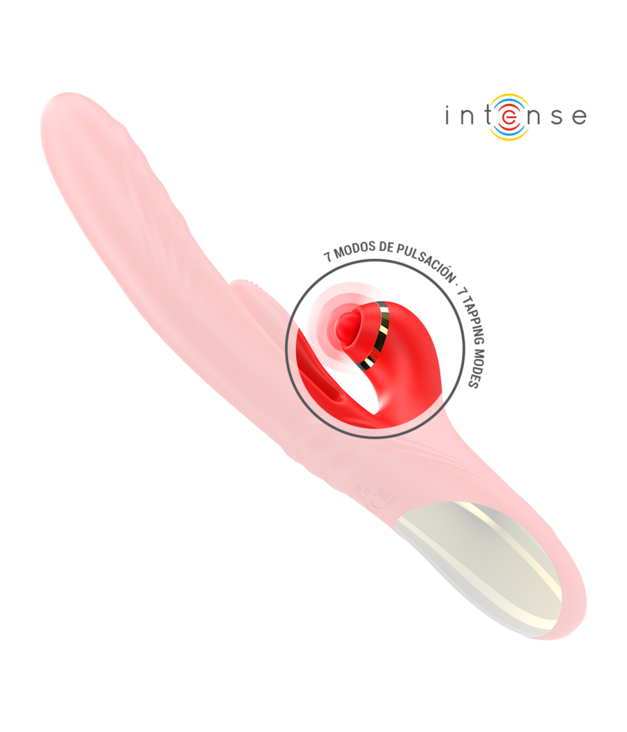 INTENSE - ROSALIA MULTIFUNKTIONSVIBRATOR 3 IN 1 ROT