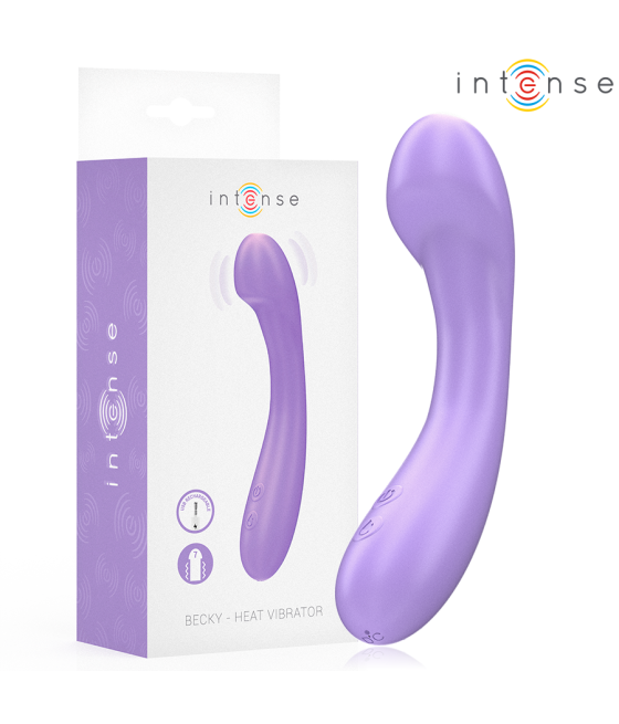 INTENSE - BECKY VIBRADOR 19 CM CALENTABLE 7 VIBRACIONES MORADO