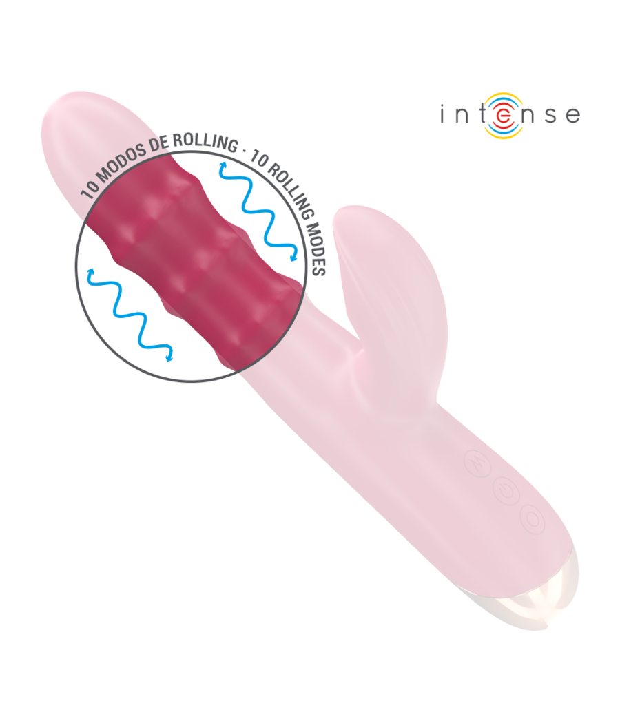 INTENSE - CHLOE VIBRATEUR MULTIFONCTION 3 EN 1 ROUGE