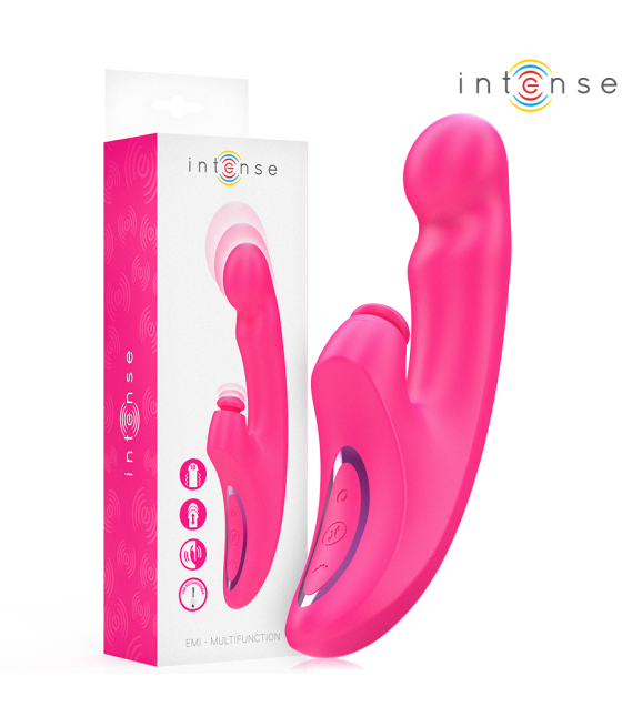 INTENSE - EMI VIBRATOR 13,5 CM MULTIFUNKTION 3 IN 1 10 VIBRATIONEN ROSA