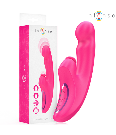 INTENSE - EMI VIBRATOR 13,5 CM MULTIFUNKTION 3 IN 1 10 VIBRATIONEN ROSA