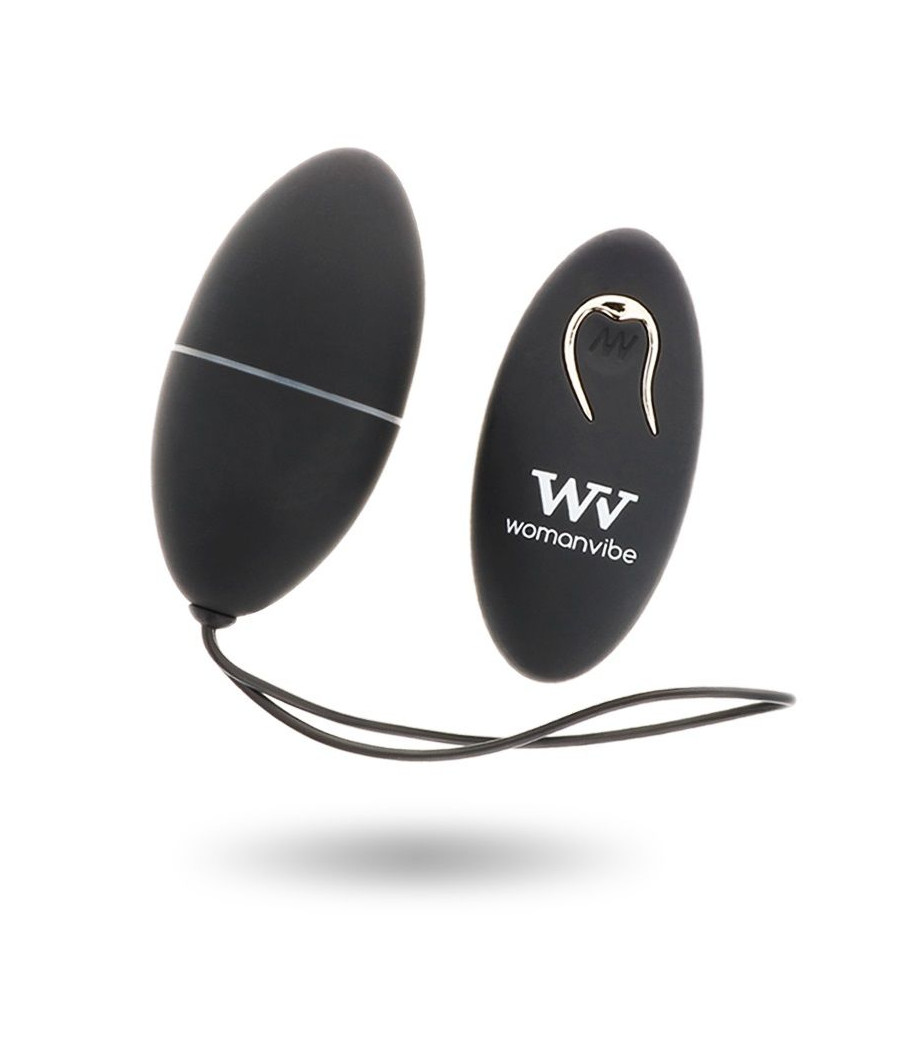 WOMANVIBE - ALSAN EGG FERNBEDIENUNG SCHWARZ SILIKON SCHWARZ