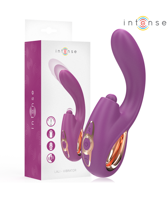INTENSE - LALI MULTIFUNKTIONS-G-PUNKT-VIBRATOR TAPPING & STOSS & VIBRATION LILA