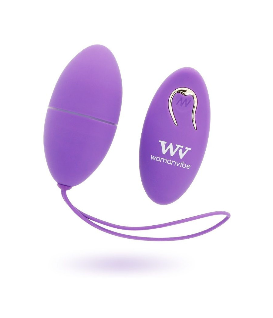 WOMANVIBE - ALSAN EGG CONTROLE REMOTO SILICONE ROXO