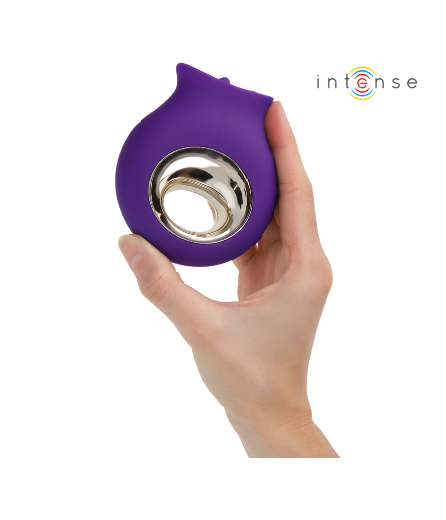 INTENSE - STIMOLATORE CLITORIDEO TULI 9 VIBRAZIONI E 9 OSCILLAZIONI VIOLA
