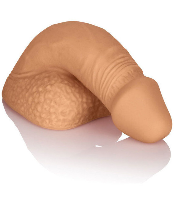 CALEXOTICS - EMBALAGEM DE SILICONE PÊNIS 12.75 CM CARAMELO