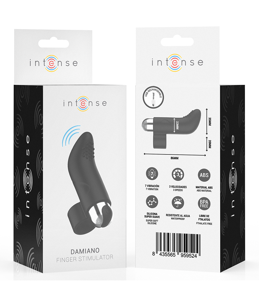 INTENSE - DAMIANO WIEDERAUFLADBARER FINGERSTIMULATOR
