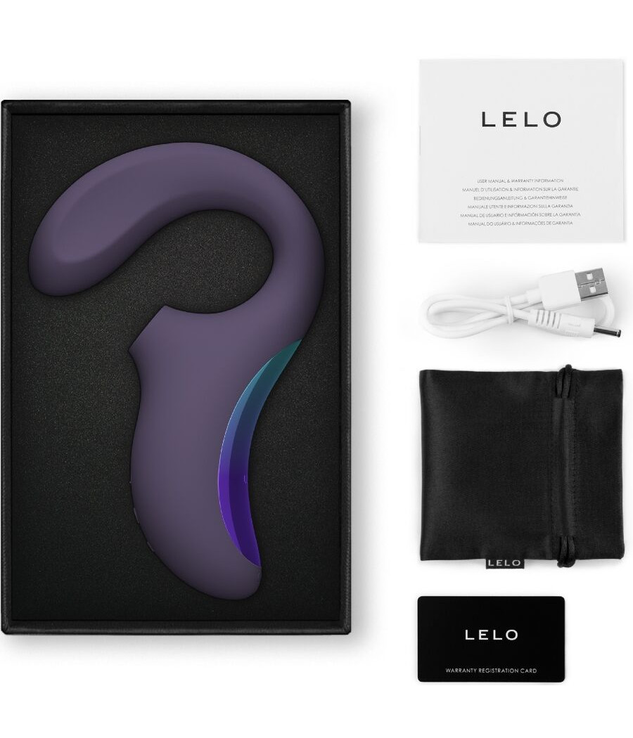 LELO - ENIGMA WAVE MASAJEADOR TRIPLE VIBRACIÓN MORADO