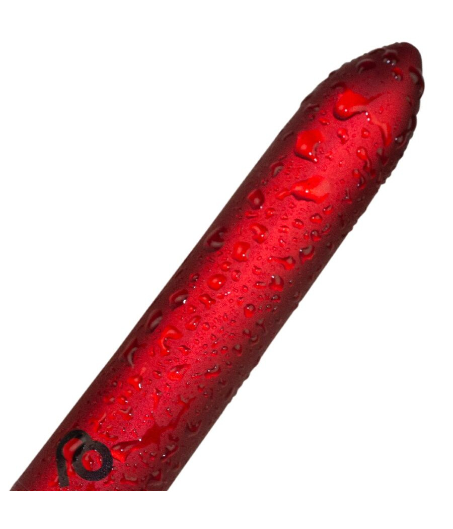 ROCKS-OFF - RECHARGEABLE VIBRATING BULLET POPPY RED