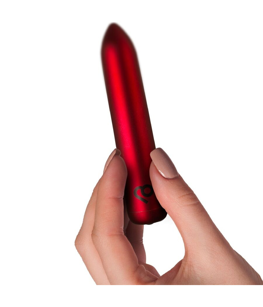 ROCKS-OFF - PROIETTILE VIBRANTE RICARICABILE ROSSO PAPAVERO