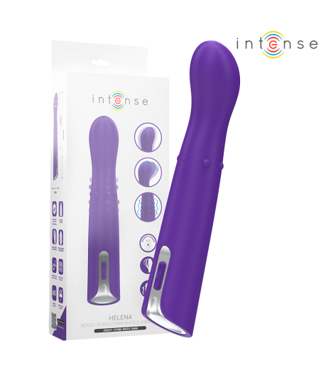 INTENSE - HELENA BEADS VIBRADOR WIGGLE UP & DOWN 13,5 CM