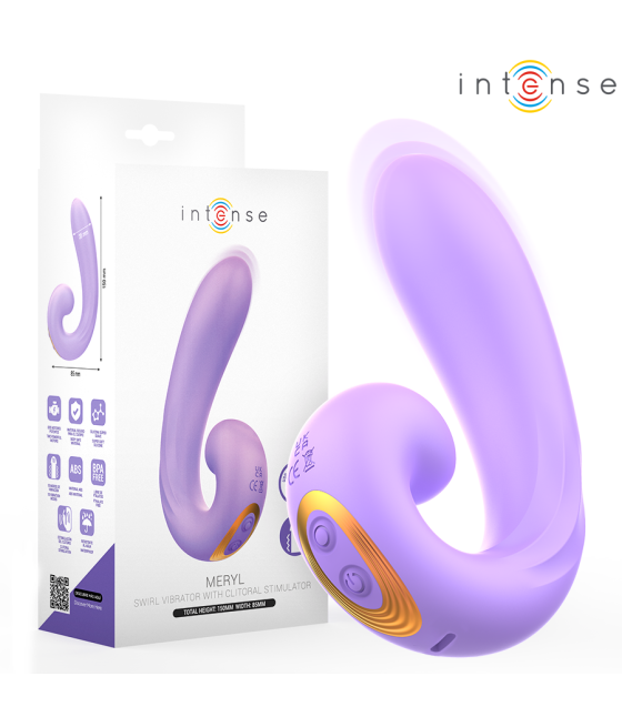 INTENSE - STIMOLATORE CLITORIDEO A DOPPIA VIBRAZIONE MERYL