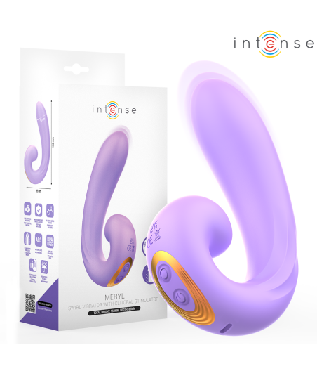 INTENSE - STIMOLATORE CLITORIDEO A DOPPIA VIBRAZIONE MERYL