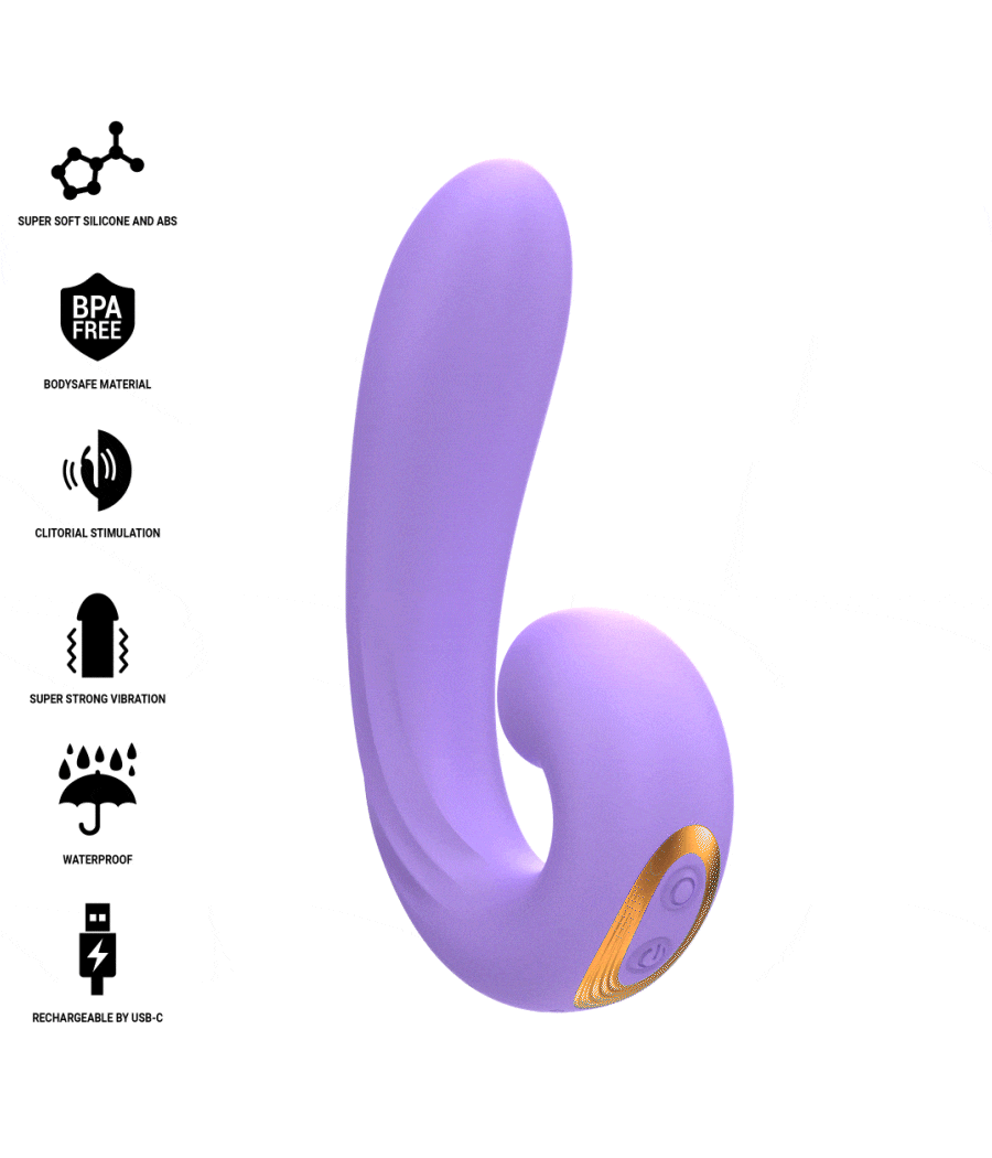 INTENSE - STIMOLATORE CLITORIDEO A DOPPIA VIBRAZIONE MERYL