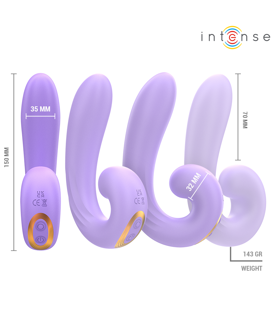 INTENSE - STIMOLATORE CLITORIDEO A DOPPIA VIBRAZIONE MERYL