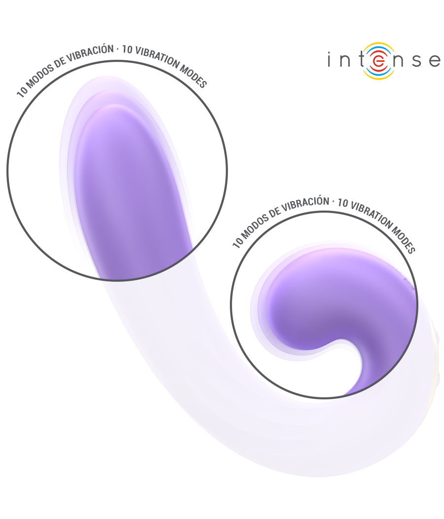 INTENSE - STIMOLATORE CLITORIDEO A DOPPIA VIBRAZIONE MERYL