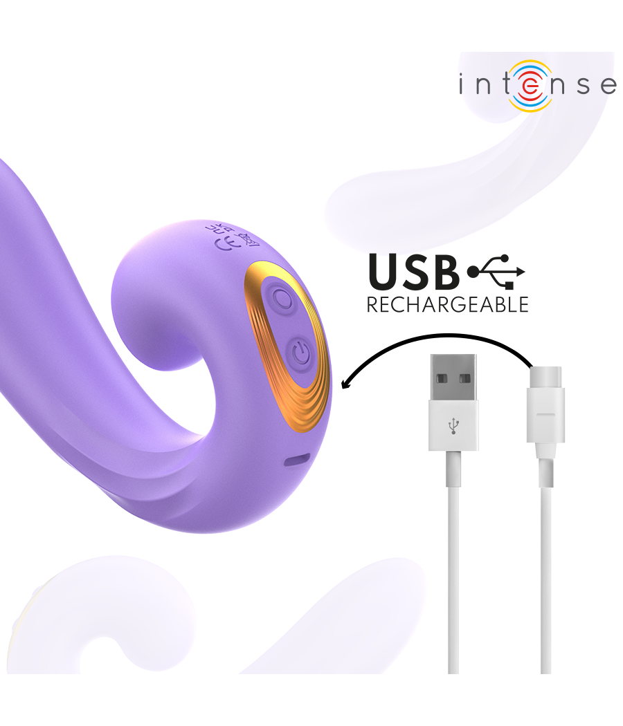 INTENSE - MERYL ESTIMULADOR CLÍTORIS DOBLE VIBRACIÓN