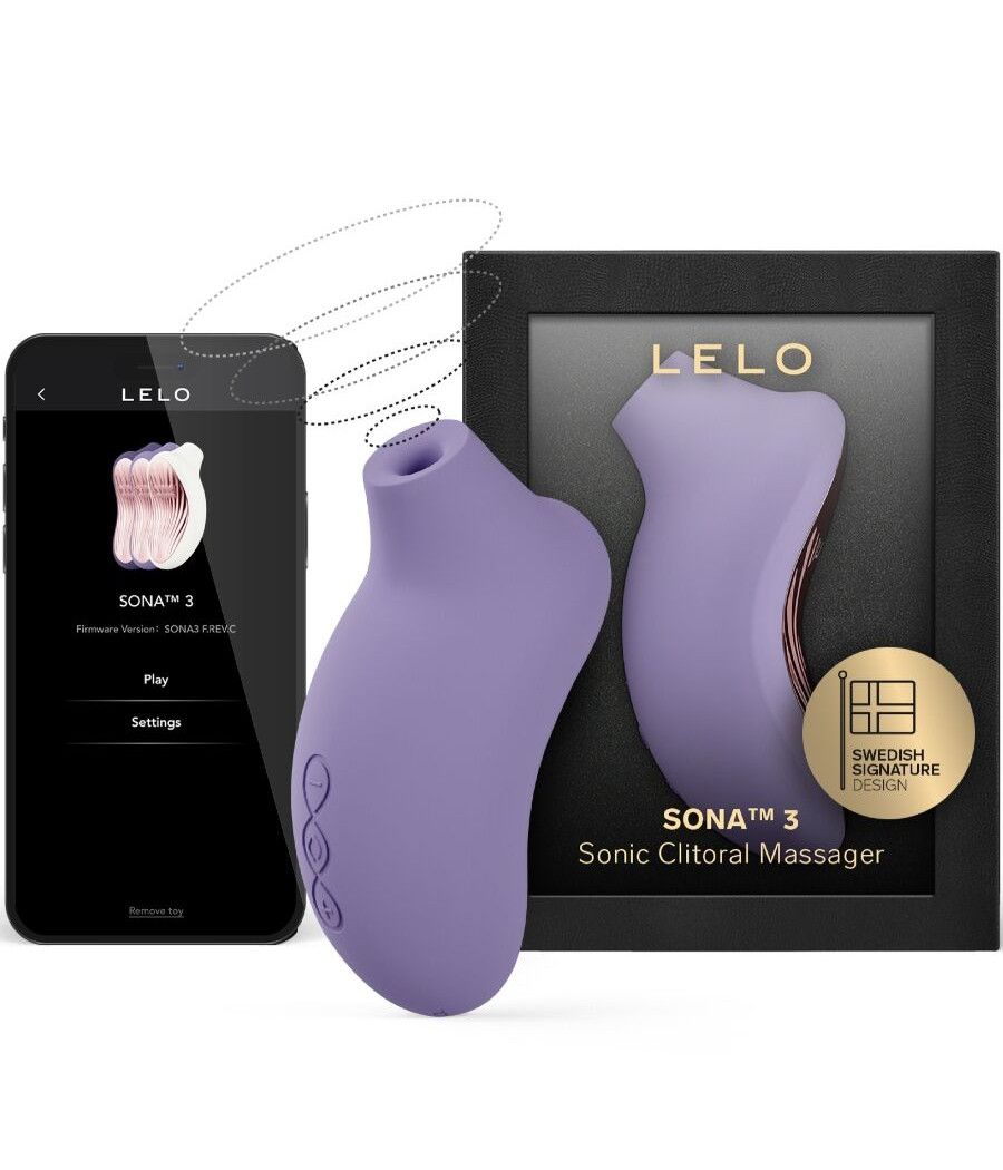 LELO - SONA 3 MASSEUR CLITORAL SONIQUE VIOLET DUSK