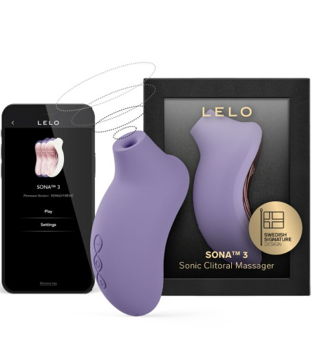 LELO - SONA 3 MASSEUR CLITORAL SONIQUE VIOLET DUSK