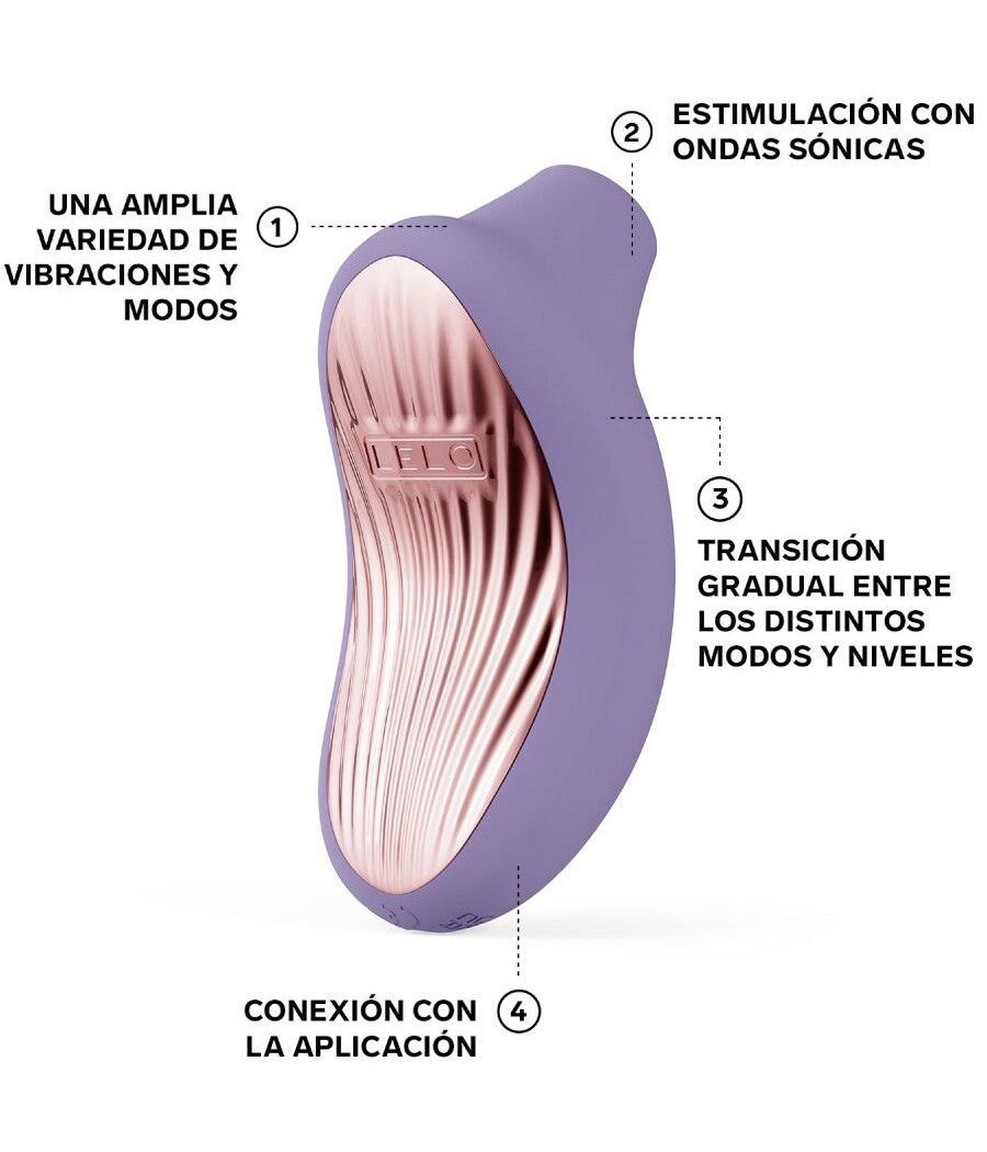 LELO - SONA 3 MASSAGEADOR CLITÓRICO SÔNICO VIOLET CREPÚSCULO