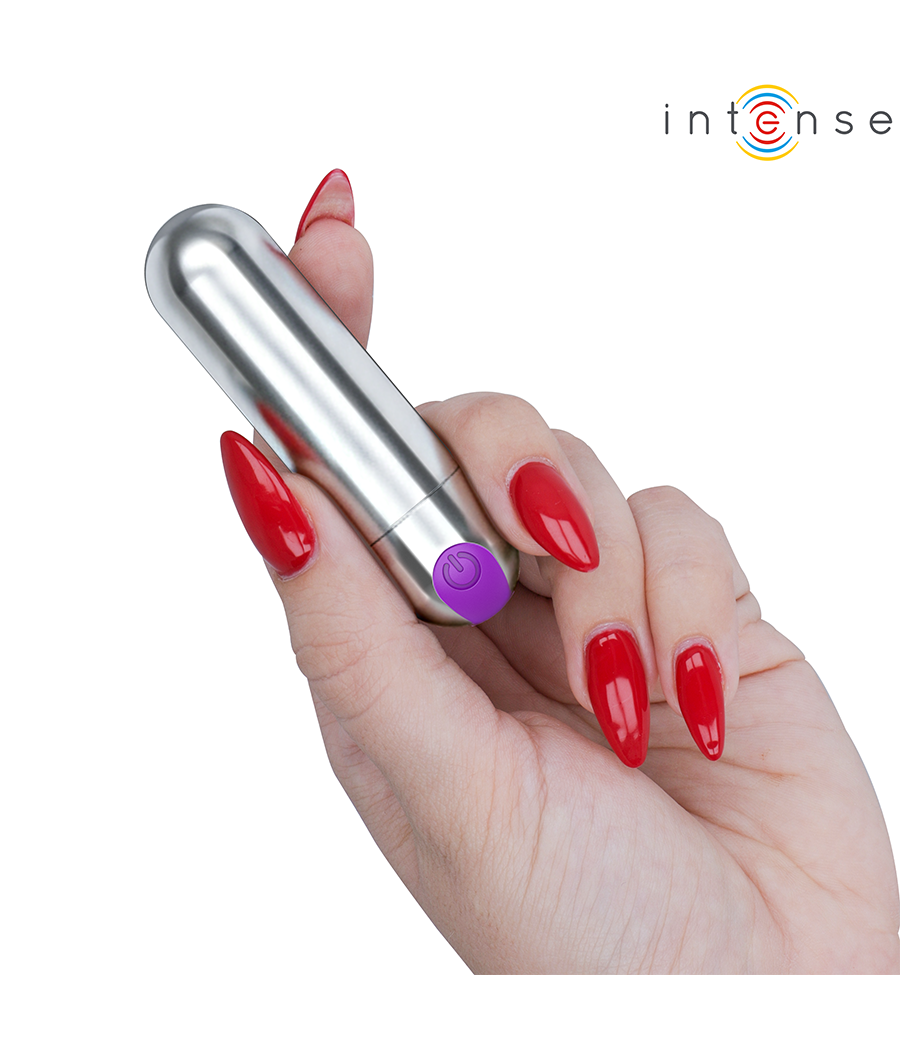 INTENSE - KAREN MINI WIEDERAUFLADBARER VIBRATIONSKUGEL SILBER