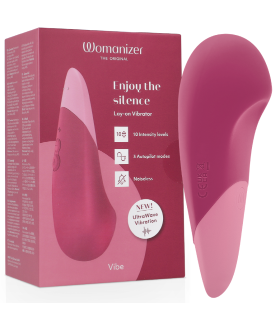 WOMANIZER - VIBRATEUR SILENCIEUX VIBE LAY-ON ROSE FOYER