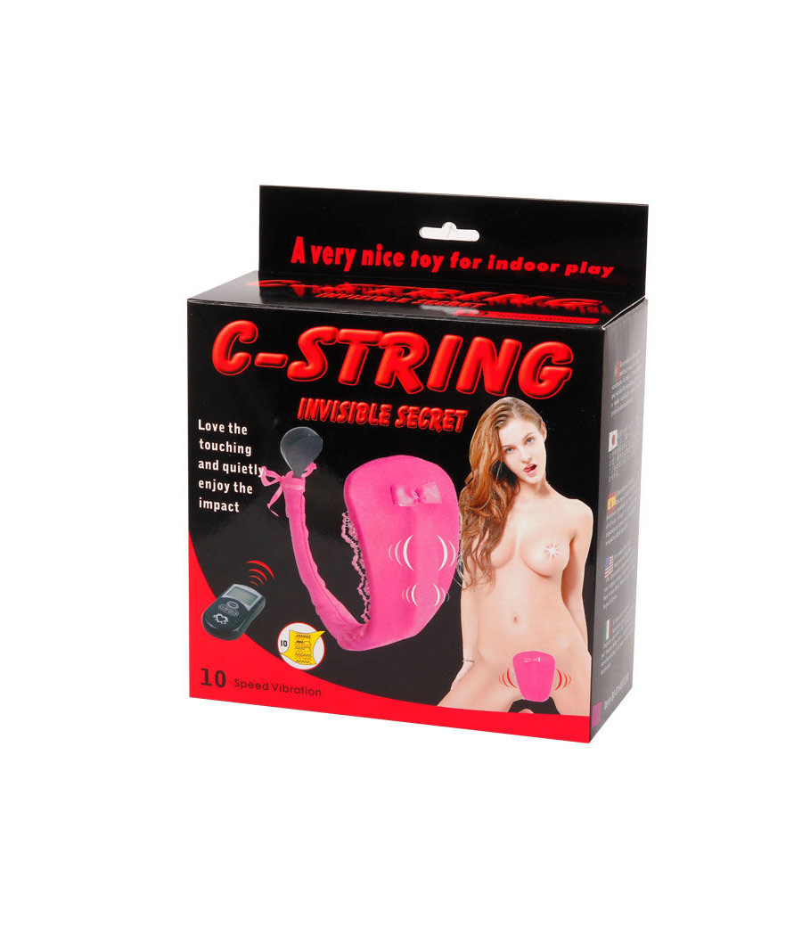 BAILE - THONG WITH VIBRATOR WITH LILAC REMOTE CONTROL