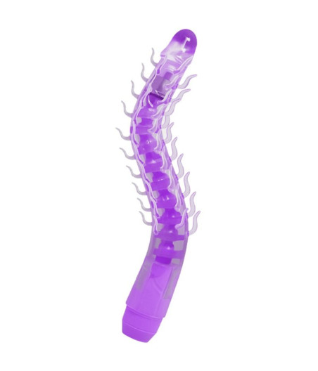BAILE - DILDO VIBRANTE FLESSIBILE SENSUAL SPINE FLEXI VIBE LILLA 23.5 CM