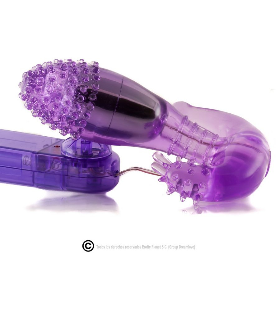 BAILE - ESTIMULADOR VAGINAL E ANAL LILAC COM VIBRAO