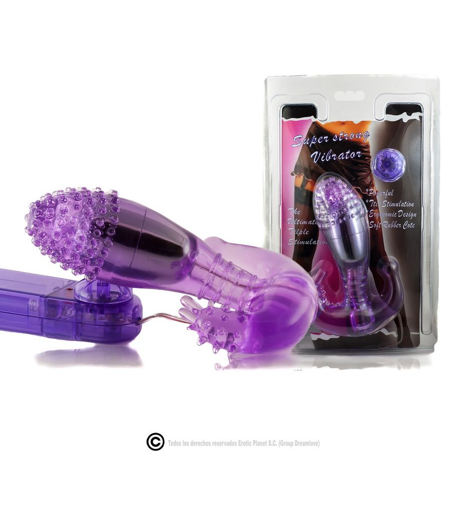 BAILE - LILAC VAGINAL AND ANAL STIMULATOR WITH VIBRATION