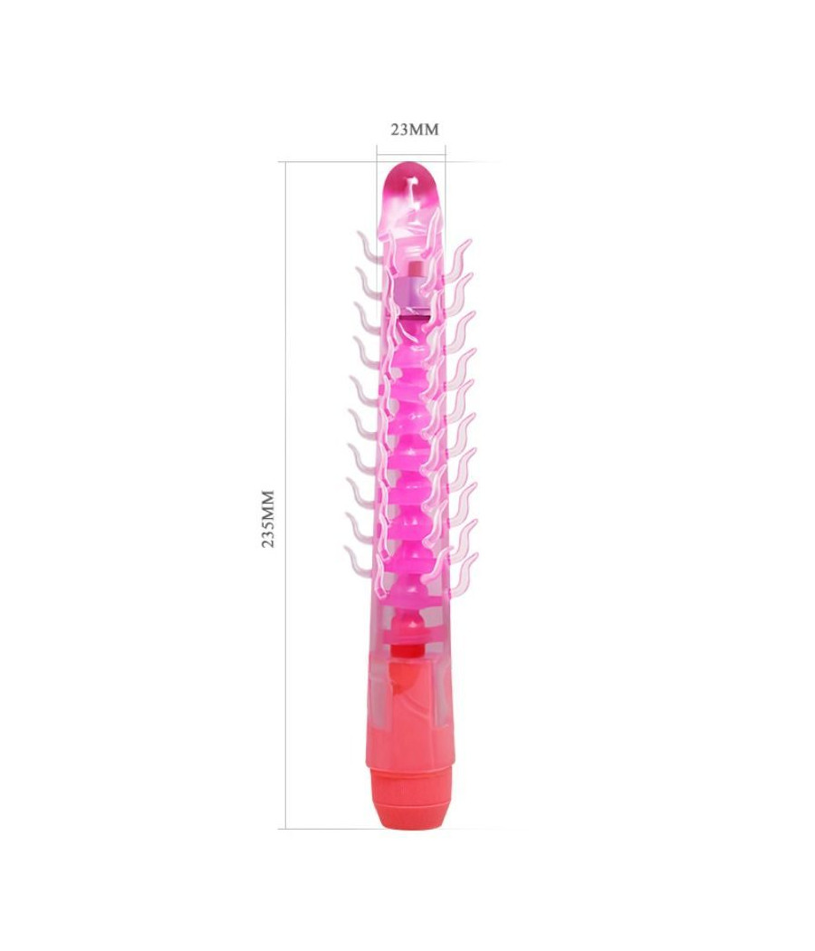 BAILE - FLEXI VIBE SENSUAL SPINE BENDABLE VIBRATING DILDO LILA 23.5 CM