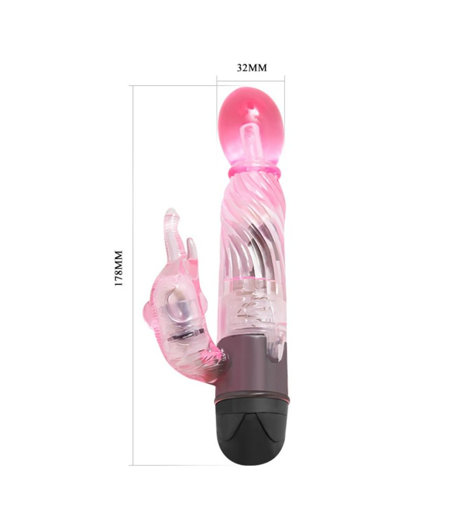 BAILE - GIVE YOU A KIND OF LOVER VIBRATOR WITH PINK RABBIT 10 MODES