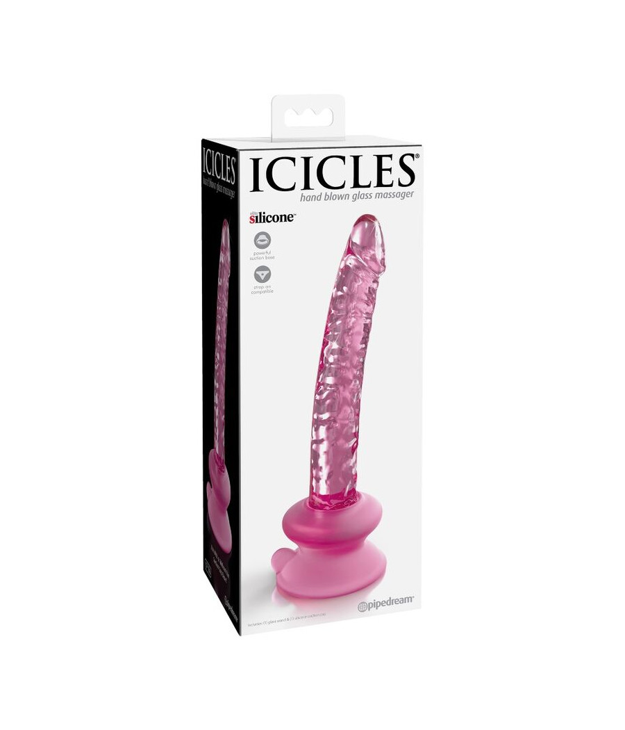 ICICLES - N. 86 GLASDILDO MIT SAUGNAPF