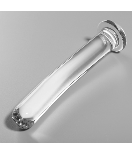 NEBULA SERIES BY IBIZA - MODÈLE 8 GODE EN VERRE BOROSILICATE CLAIR 14.5 CM -O- 2 CM